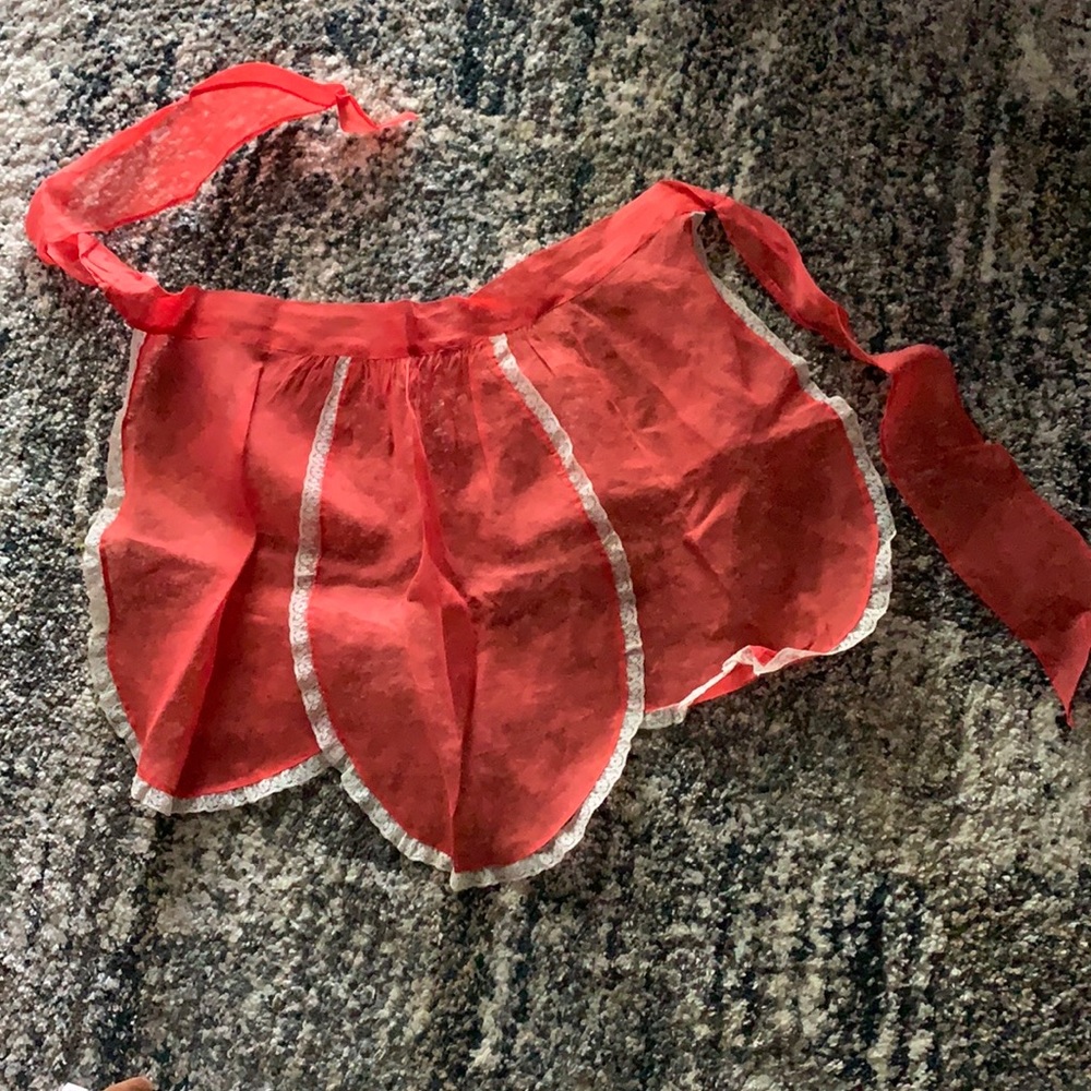 Vintage Sheer Handmade Apron Pre owned